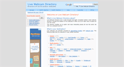 Desktop Screenshot of live-webcam-directory.com